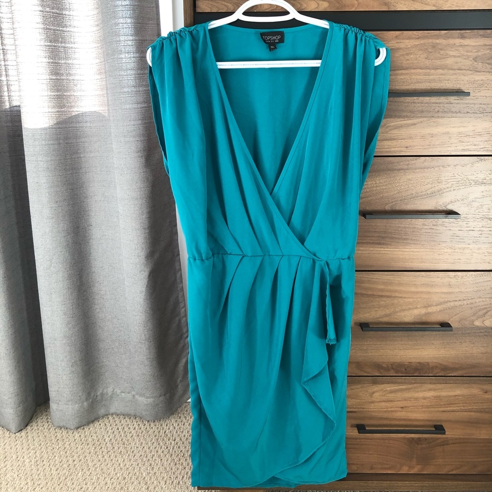 Topshop blue dress